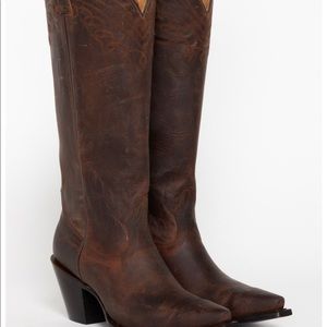 Very used cowgirl boots - need new soles